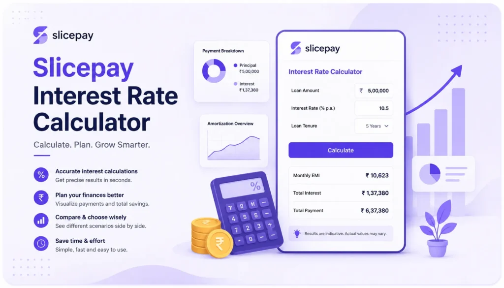 Slicepay Interest Rate Calculator example